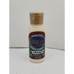 New Americana Acrylic Paint 2oz-Light Buttermilk Semi-Opaque DA164 Deco Art